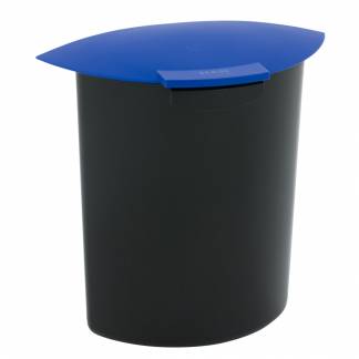 Indsats, 6 l, bl&aring;, med l&aring;g, til rund affaldsspand, kildesortering *Denne vare tages ikke retur*