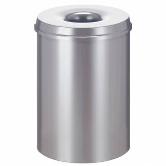 Brandh&Atilde;&brvbar;mmende affaldsspand, 30 l, s&Atilde;&cedil;lv *Denne vare tages ikke retur*