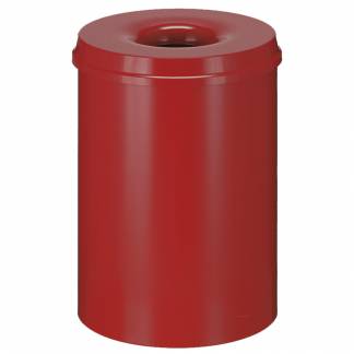 Brandh&aelig;mmende affaldsspand, 30 l, r&oslash;d *Denne vare tages ikke retur*