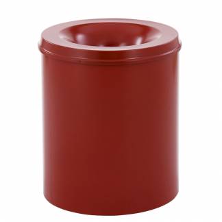 Brandh&aelig;mmende affaldsspand, 80 l, r&oslash;d *Denne vare tages ikke retur*