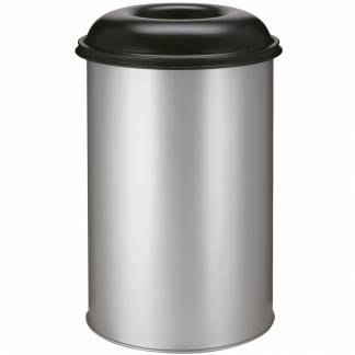 Brandh&aelig;mmende affaldsspand, 200 l, alu *Denne vare tages ikke retur*