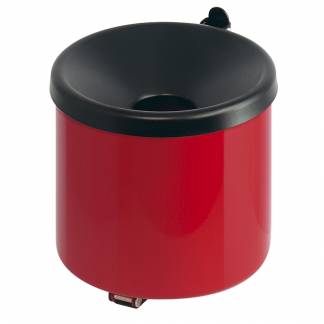 Askeb&Atilde;&brvbar;ger, r&Atilde;&cedil;d, med sort l&Atilde;&yen;g, brandsikker, forberedt til v&Atilde;&brvbar;gmontering inkl. materiale til montering *Denne vare tages ikke retur*