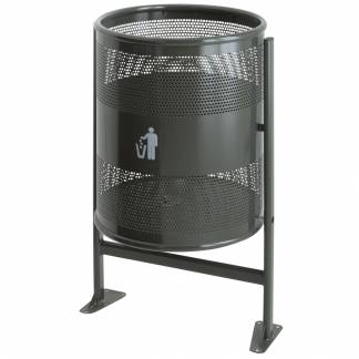 Udend&Atilde;&cedil;rs affaldsspand, 80 l, graphite *Denne vare tages ikke retur*