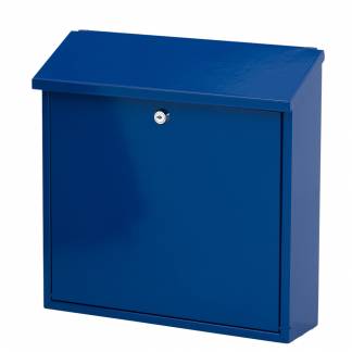 Postkasse, Malagan, 11,5x37x37cm, bl&Atilde;&yen; *Denne vare tages ikke retur*