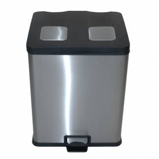 Pedalspand, EKO Rejoice, 60 l, st&Atilde;&yen;l, 2-rums *Denne vare tages ikke retur*