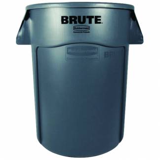 Affaldsspand, Rubbermaid Brute, 167 l, gr&aring; *Denne vare tages ikke retur*