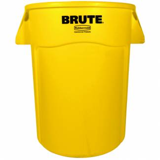 Affaldsspand, Rubbermaid Brute, 167 l, gul *Denne vare tages ikke retur*