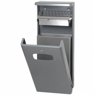 Udend&Atilde;&cedil;rs affaldsspand med askeb&Atilde;&brvbar;ger, 32 l, gr&Atilde;&yen; *Denne vare tages ikke retur*