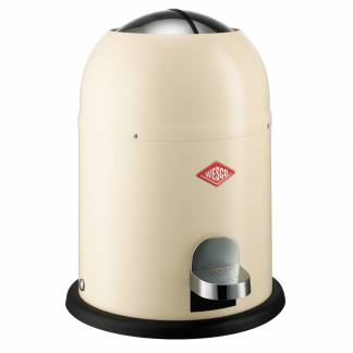 Pedalspand, Wesco Single master, 9 l, creme *Denne vare tages ikke retur*