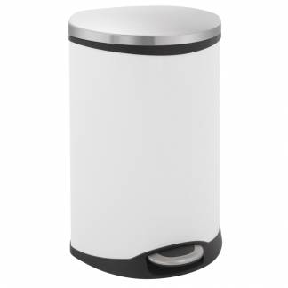 Pedalspand, EKO Shell-bin, 44 l, hvid, 2-rums *Denne vare tages ikke retur*