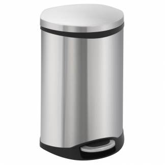 Pedalspand, EKO Shell-bin, 18 l, st&aring;l mat *Denne vare tages ikke retur*