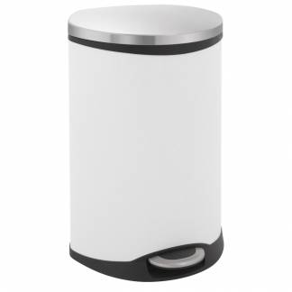 Pedalspand, EKO Shell-bin, 50 l, hvid