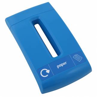 L&aring;g, Enviro, bl&aring;, med sliske, til papir, til kildesortering *Denne vare tages ikke retur*