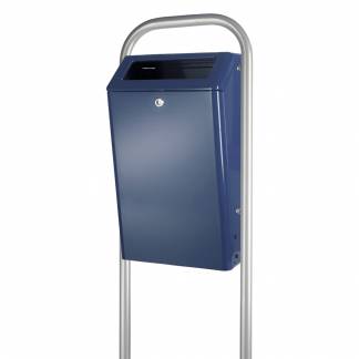 Udend&Atilde;&cedil;rs affaldsspand, 50 l, bl&Atilde;&yen; *Denne vare tages ikke retur*