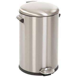 Pedalspand, EKO Belle Deluxe, 12 l, st&Atilde;&yen;l mat *Denne vare tages ikke retur*