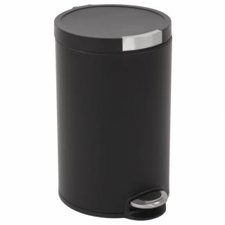 Pedalspand, EKO Artistic, 12 l, sort *Denne vare tages ikke retur*