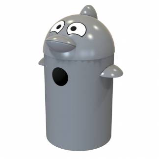 Udend&Atilde;&cedil;rs affaldsspand, 55 l, gr&Atilde;&yen; *Denne vare tages ikke retur*