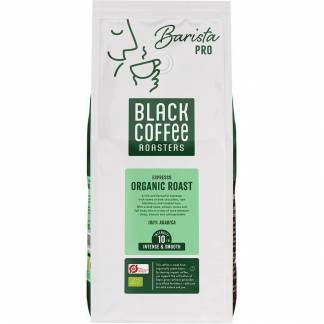 Kaffe, BKI Black Coffe, Organic, helb&oslash;nner, 1 kg, 1 kg