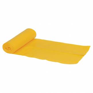 S&aelig;k, 110 l, gul, LDPE/genanvendt, 80x100cm, co-ekstruderet