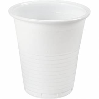 Drikkeb&aelig;ger, ABENA Gastro, 7,3cm, &Oslash;7cm, 13 cl, 16 cl, hvid, PP