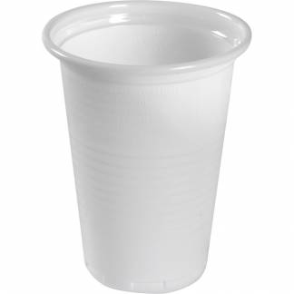 Drikkeb&aelig;ger, ABENA Gastro, 8,9cm, &Oslash;7cm, 18 cl, 20 cl, hvid, PP