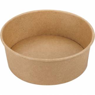 Sk&aring;l, ABENA Gastro, 5,1cm, &Oslash;14,5cm, 550 ml, brun, kraft/PE, 20 oz