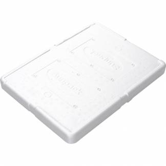 L&aring;g til termokasse, 40x30x3cm, hvid, EPS