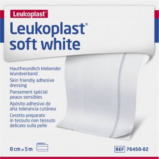 Plaster, Covermed, 5m x 8cm, hvid, PP/acrylat, usteril *Denne vare tages ikke retur*