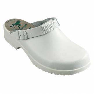 Tr&Atilde;&brvbar;sko, Euro-Dan Flex, 39, hvid, SRC, O1, uden h&Atilde;&brvbar;lkappe, h&Atilde;&brvbar;lrem, stigegreb, vidde 13 *Denne vare tages ikke retur*