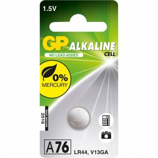 Batteri, GP Alkaline, knapcelle, 1,5 V, 1 stk.,