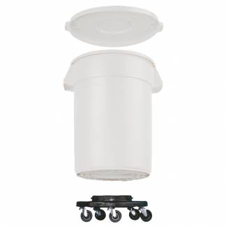 Affaldsspand, Rubbermaid Brute, 76 l, hvid