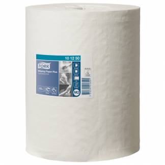 H&Atilde;&yen;ndkl&Atilde;&brvbar;derulle, Tork M2 Plus, 2-lags, Midi, 160m x 24,5cm, &Atilde;&tilde;19cm, hvid, blandingsfibre, uden hylse