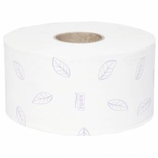 Jumborulle, Tork T2 Premium, 3-lags, Mini, 120m x 9,7cm, &Atilde;&tilde;18,7cm, hvid, blandingsfibre