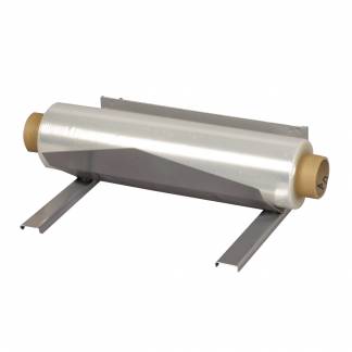 Dispenser, ABENA Cater-Line, 24,5x16x11cm, gr&aring;, aluminium, til 1 rulle perforeret film