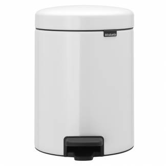 Pedalspand, Brabantia newIcon, 5 l, hvid *Denne vare tages ikke retur*