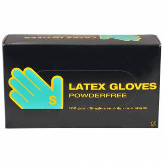 Engangshandske, Boisen Safety, S, nature, latex, pudderfri