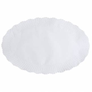 Fadpapir, 24x36cm, 40 g/m2, hvid, papir, pr&Atilde;&brvbar;get, oval