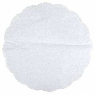 Fadpapir, &Atilde;&tilde;32cm, 40 g/m2, hvid, papir, pr&Atilde;&brvbar;get, rund