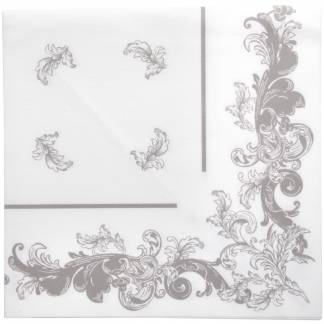 Middagsserviet, Charlotte, 1/4 fold, 48x48cm, flerfarvet, airlaid