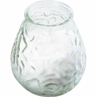 Lysbowle, Bolsius, 10,5cm, &Atilde;&tilde;9,5cm, klar, 70 timer, paraffin/glas, i glasbowle
