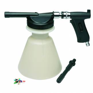 Skumspr&Atilde;&cedil;jte, Nito, 2,5 l, hvid, inkl. pistol, str&Atilde;&yen;ler&Atilde;&cedil;r og dyser