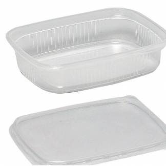 Plastbakke, 10,8x8,1x2,5cm, 125 ml, klar, PP