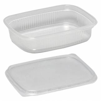 Plastbakke, 10,5x8x2,5cm, 125 ml, 125 ml, klar, PP
