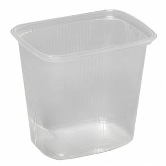 Plastbakke, 10,5x8x10cm, 500 ml, 500 ml, klar, PP