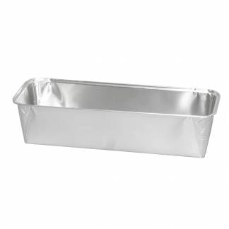 Alu-form, 33,7x10,6x8cm, 2050 ml, aluminium, 2050 ml, rektangul&aelig;r, smooth wall