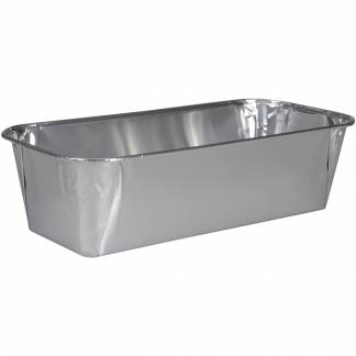 Alu-form, 23,2x10,4x6cm, 1000 ml, aluminium, 1000 ml, rektangul&Atilde;&brvbar;r, smooth wall