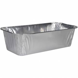 Alu-form, ABENA Cater-Line, 25x12,3x7,1cm, 1500 ml, aluminium, 1500 ml, rektangul&Atilde;&brvbar;r, smooth wall