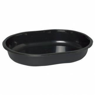 Bakke, 23,8x17,6x4cm, 1000 ml, sort, CPET, 1-rums, 1000 ml, menuserie, hovedret *Denne vare tages ikke retur*
