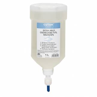 Extra Mild Cremes&Atilde;&brvbar;be, SC Johnson Cutan, 1000 ml, uden farve og parfume