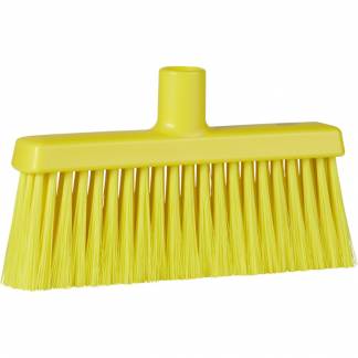 Lobbykost, Vikan, gul, PP/polyester/rustfrit st&Atilde;&yen;l, 26 cm, bl&Atilde;&cedil;de/stive b&Atilde;&cedil;rsteh&Atilde;&yen;r *Denne vare tages ikke retur*